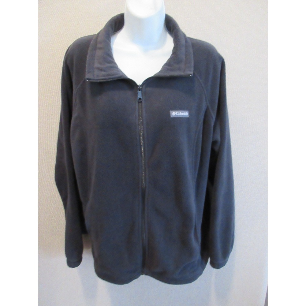 Women's Columbia Black Fleece Jacket Size 1X